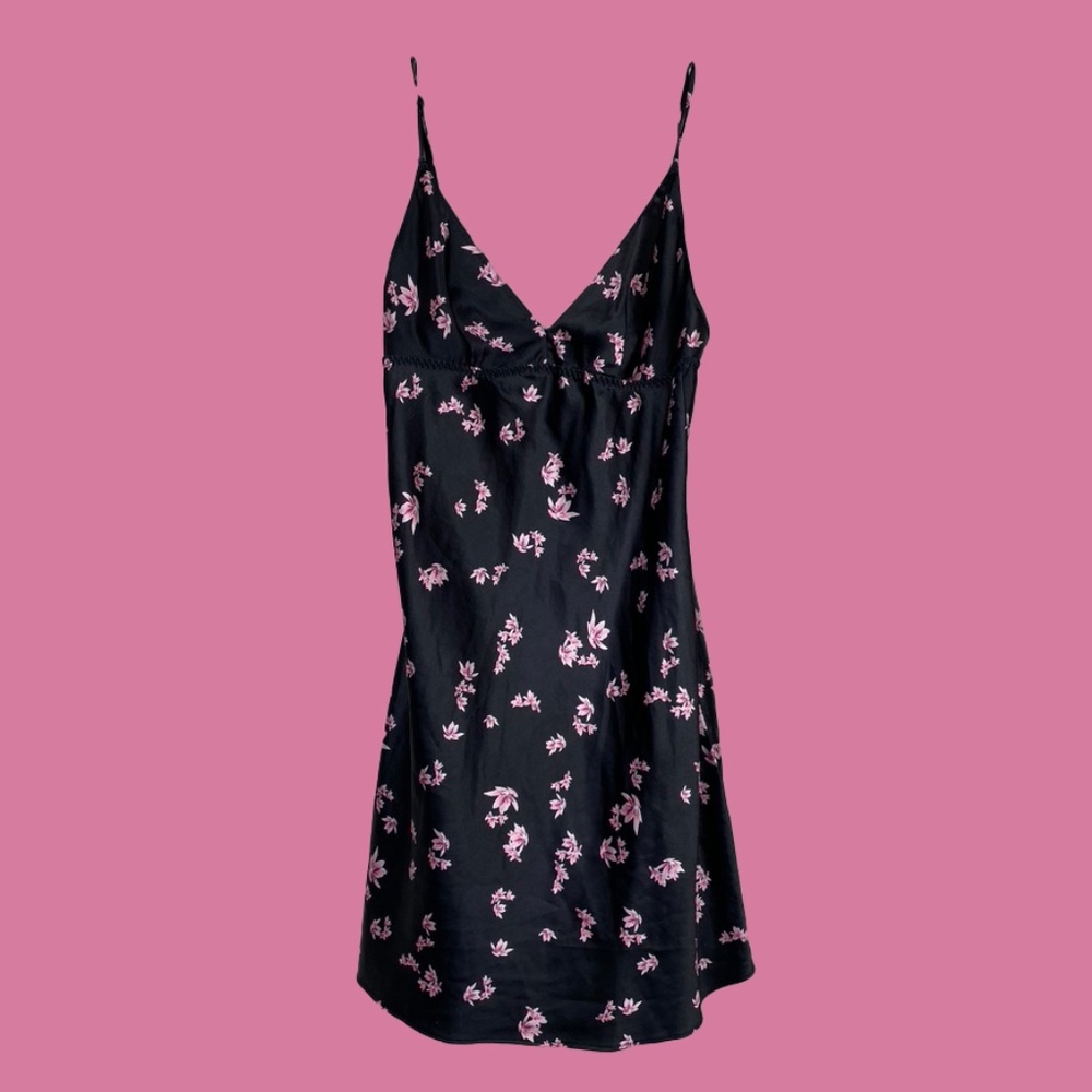 Victoria's Secret Cherry Blossom Satin Slip Dress
